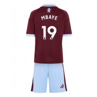 Aston Villa Ibrahim Mbaye #19 Koti Peliasu Lasten 2026-27 Lyhythihainen (+ Lyhyet housut)